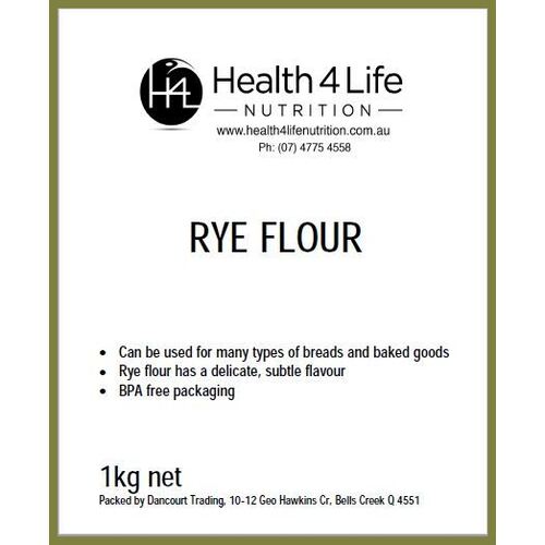 Health 4 Life Nutrition-Rye Flour 1KG