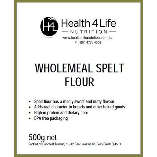 Health 4 Life Nutrition-Wholemeal Spelt Flour 500G