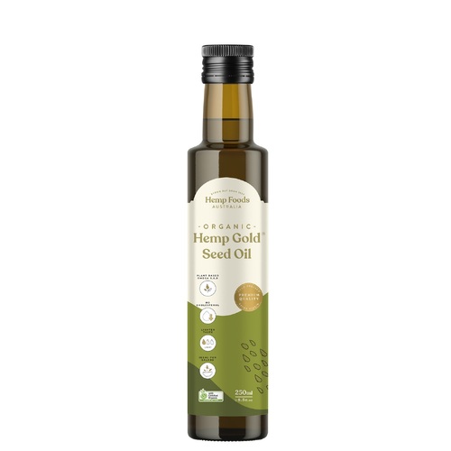 Hemp Foods Australia-Organic Hemp Oil 250ML