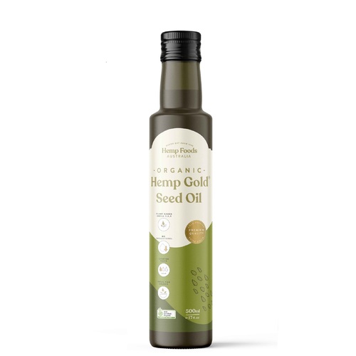 Hemp Foods Australia-Organic Hemp Oil 500ML