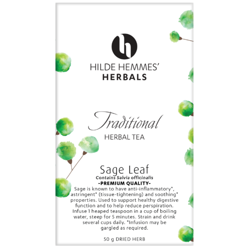 Hilde Hemmes’ Herbals-Sage Leaf Herbal Tea 50G
