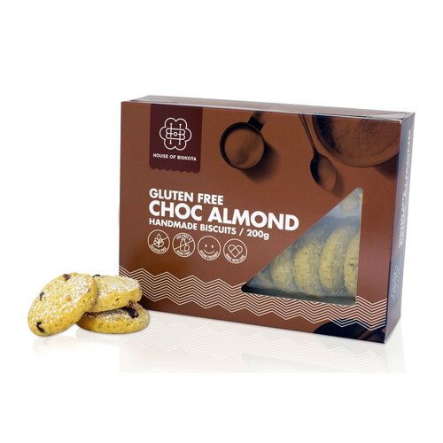 House Of Biskota-Choc Almond Gluten Free 200G