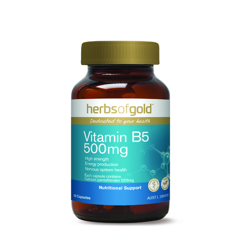 Herbs of Gold-Vitamin B5 500MG 60VC