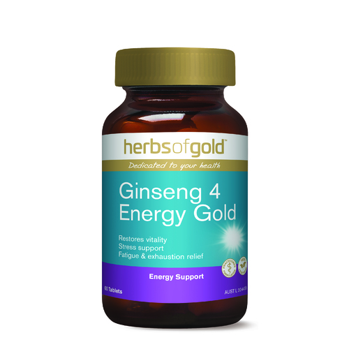 Herbs of Gold-Ginseng 4 Energy Gold 60T