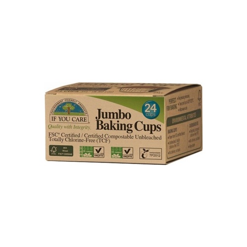 If You Care-Jumbo Baking Cups 24