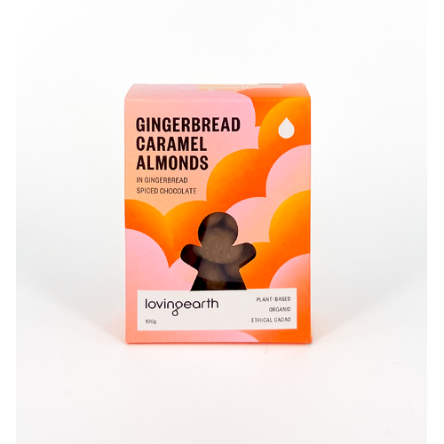 Loving Earth-Gingerbread Caramel Almond Chocolate 100G