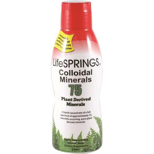 LifeSPRINGS-Colloidal Minerals 75 500ML