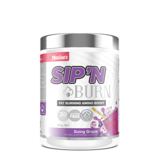 Maxine's-SIP N' BURN Fat Burning Amino Boost Going Grape 300G