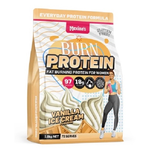 Maxine's-Burn Protein Vanilla Ice Cream 1.8KG