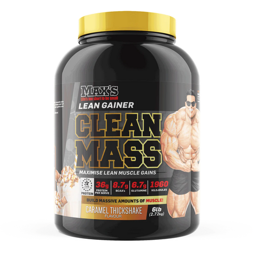 MAX's-Clean Mass Caramel Thickshake 2.72KG