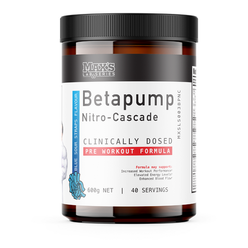 MAX's-Betapump Nitro-Cascade Blue Sour Straps 600G