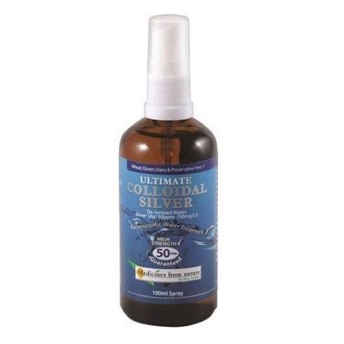 Medicine From Nature-Ultimate Colloidal Silver 50PPM Spray 100ML