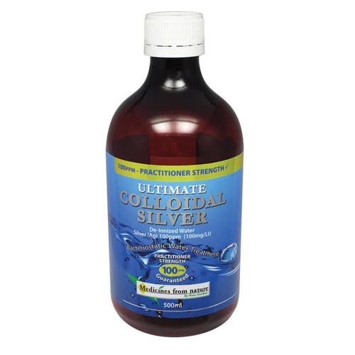 Medicine From Nature-Ultimate Colloidal Silver 100PPM 500ML