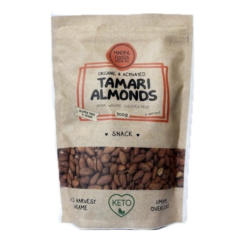 Mindful Foods-Organic & Activated Tamari Almonds 300G