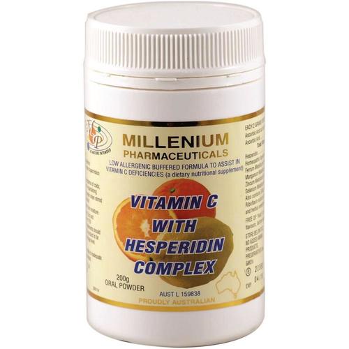 Millenium Pharmaceuticals-Vitamin C with Hesperidin Complex Powder 200G