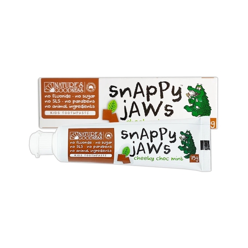 Nature's Goodness-Snappy Jaws Toothpaste Cheeky Choc Mint 75G