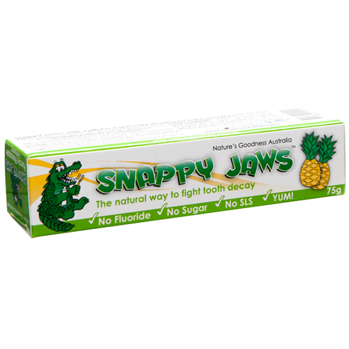 Nature's Goodness-Snappy Jaws Toothpaste Punchy Pineapple 75G