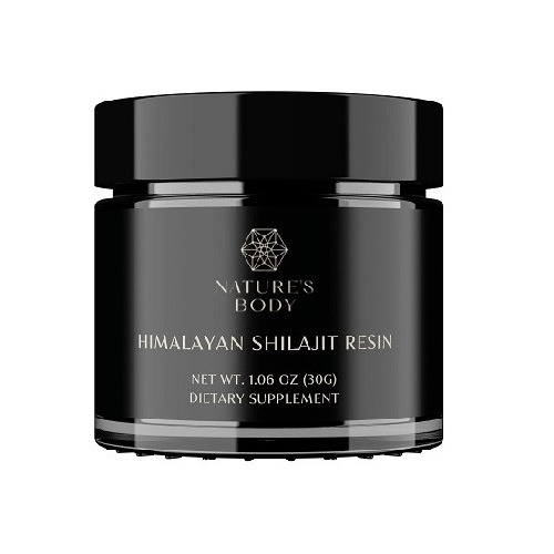 Nature's Body-Pure Himalayan Shilajit Resin Box 30g