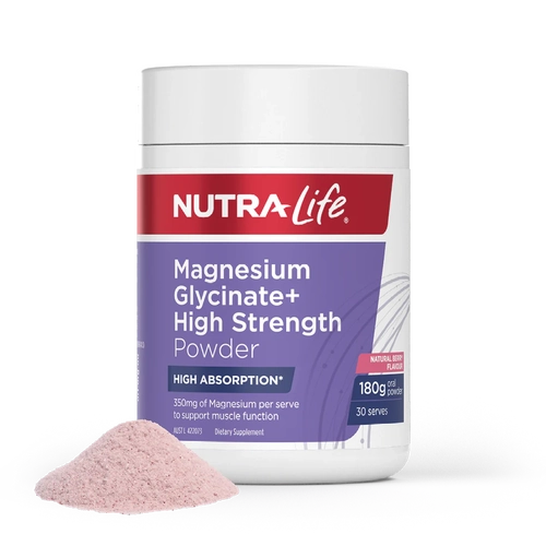 Nutralife-Magnesium Glycinate+ High Strength Powder 180G
