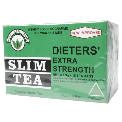Nutri Leaf-Herbal Slim Extra Strength 15 Tea Bags