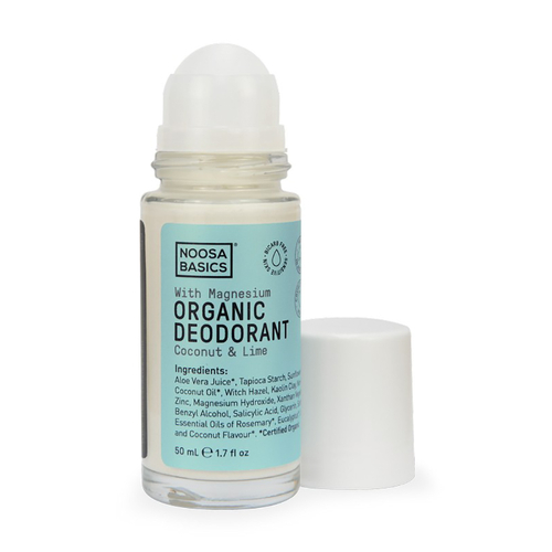 Noosa Basics-Organic Deodorant Roll On Coconut & Lime 50ML