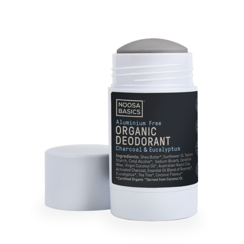 Noosa Basics-Organic Deodorant Stick Activated Charcoal 60G