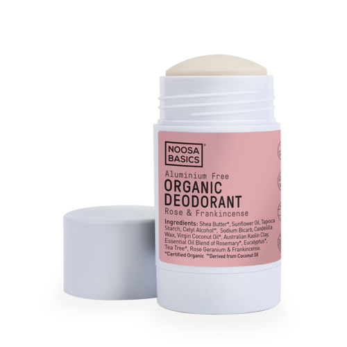 Noosa Basics-Organic Deodorant Stick Rose & Frankincense 60G