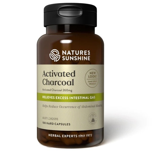 Nature's Sunshine-Activated Charcoal 260MG 100C