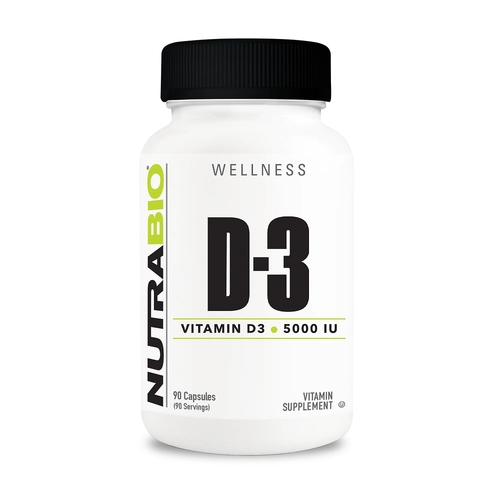 NutraBio-Vitamin D3 (5000 IU) 90C
