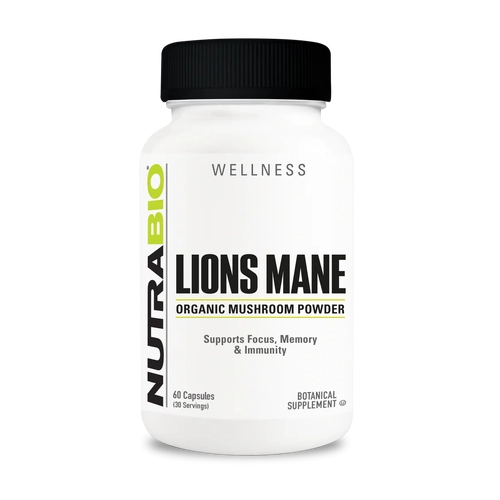NutraBio-Lions Mane (500mg) 60C