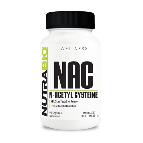 NutraBio-NAC (N-Acetyl-Cysteine) 600mg 90C