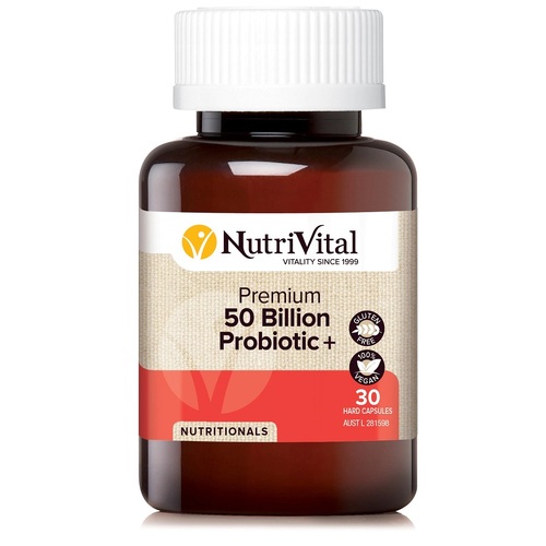 NutriVital-Premium 50 Billion Probiotics+ 30C