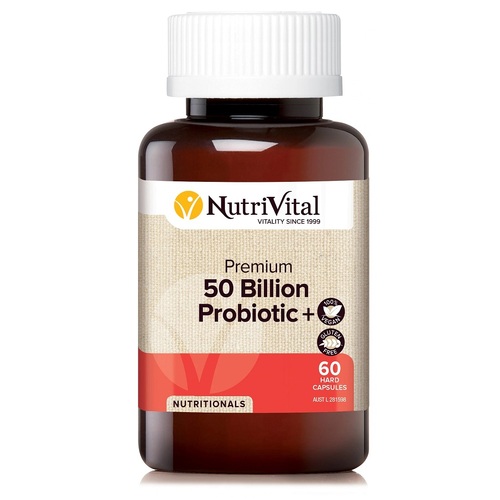 NutriVital-Premium 50 Billion Probiotics+ 60C