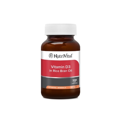 NutriVital-Vitamin D3 in Rice Bran Oil 200C