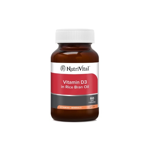 NutriVital-Vitamin D3 in Rice Bran Oil 60C