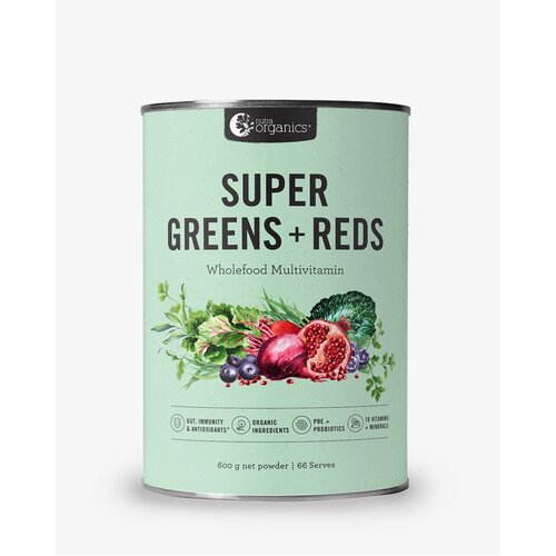 Nutra Organics-Super Greens plus Reds 600G