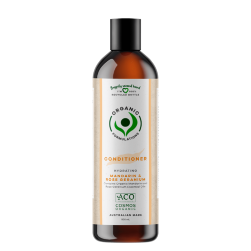 Organic Formulations-Mandarin & Rose Geranium Conditioner 500ML