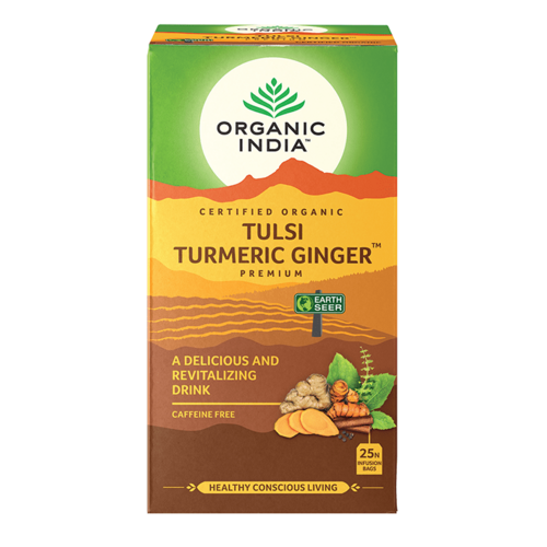 Organic India-Tulsi Turmeric Ginger 25 Tea Bags