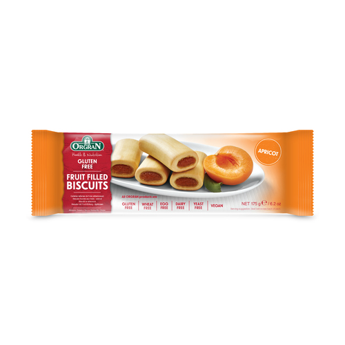 Orgran-Apricot Fruit Filled Biscuits 175G