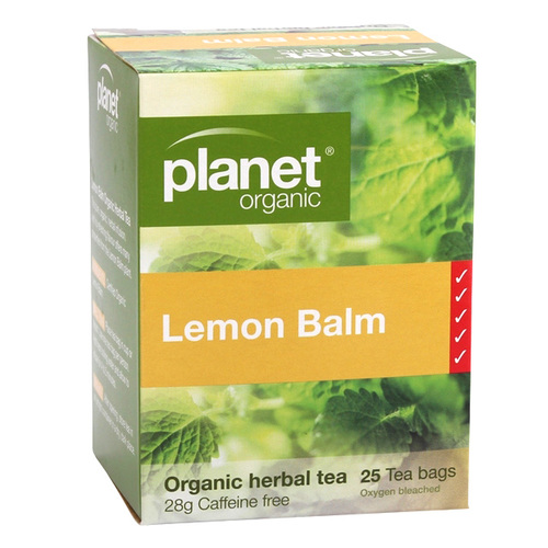 Planet Organic-Lemon Balm 25 Tea Bags