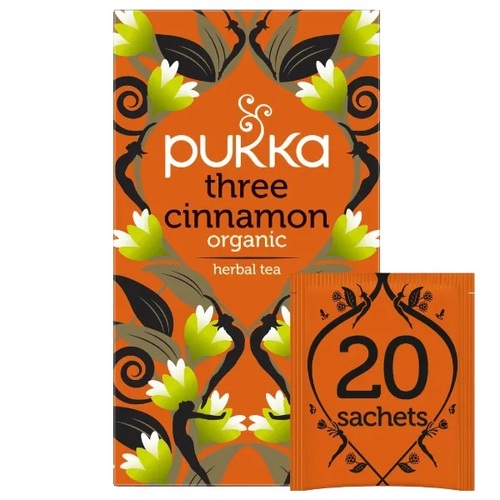Pukka-Three Cinnamon Herbal Tea Sachets