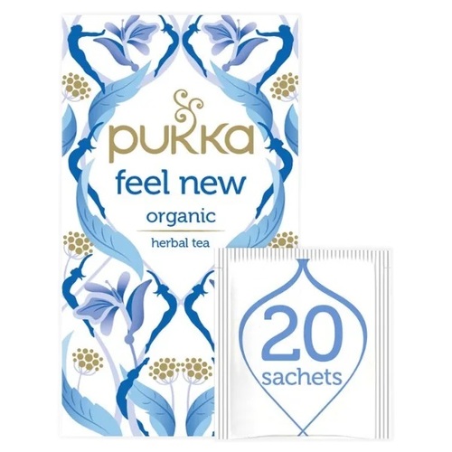 Pukka-Feel New Herbal Tea Sachets