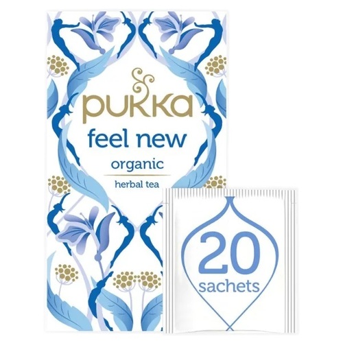Pukka-Feel New Herbal Tea Sachets