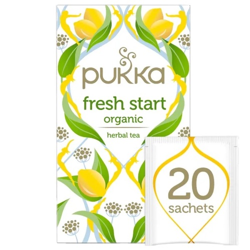 Pukka-Fresh Start Herbal Tea Sachets