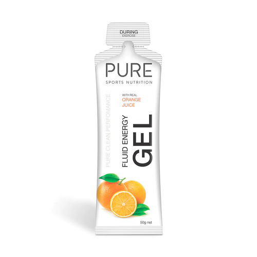 Pure Sports Nutrition-PURE Fluid Energy Gel Orange 50G