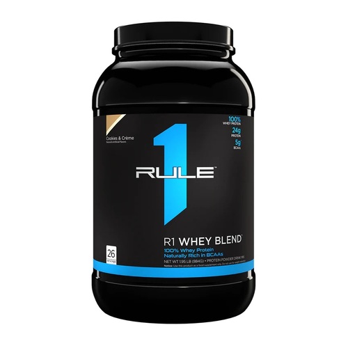 RULE 1-R1 Whey Blend Cookies & Creme 2LB