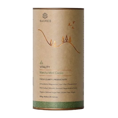 Sacred Taste-VITALITY - MATCHA MINT CACAO 250G
