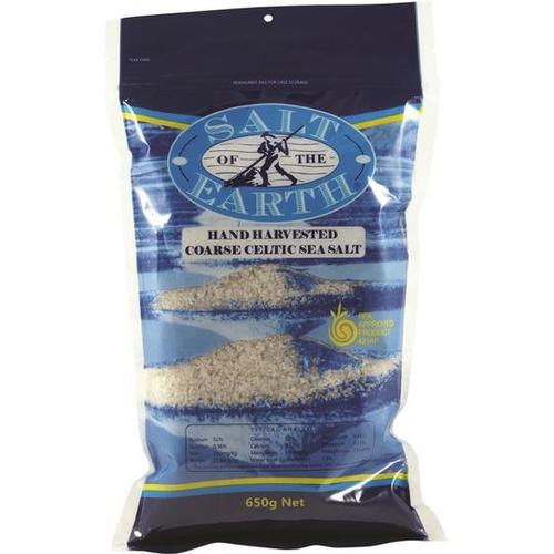 Salt of the Earth-Celtic Sea Salt Coarse 650G