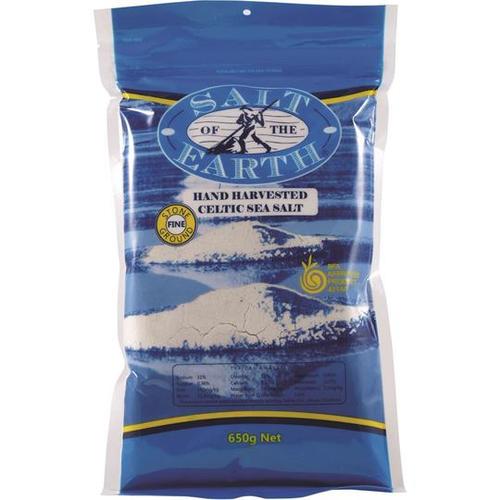Salt of the Earth-Celtic Sea Salt Fine 650G