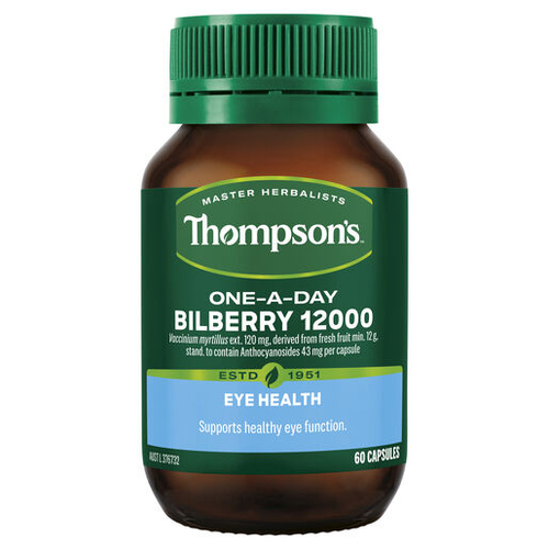 Thompson's-One-A-Day Bilberry 12000 60C